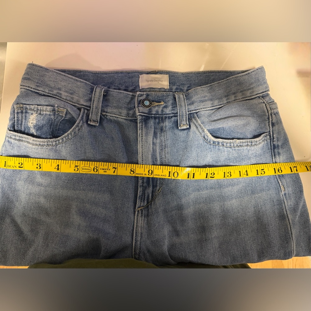 Favorite Daughter 100% Cotton Tommy Mid Rise Boyfriend Jeans - Picture 10 of 16
